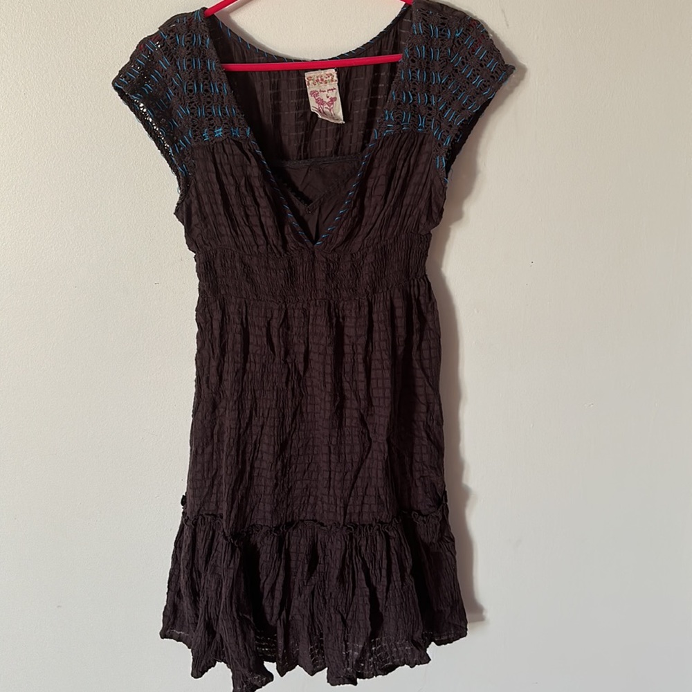 Free people dress with slip size 6